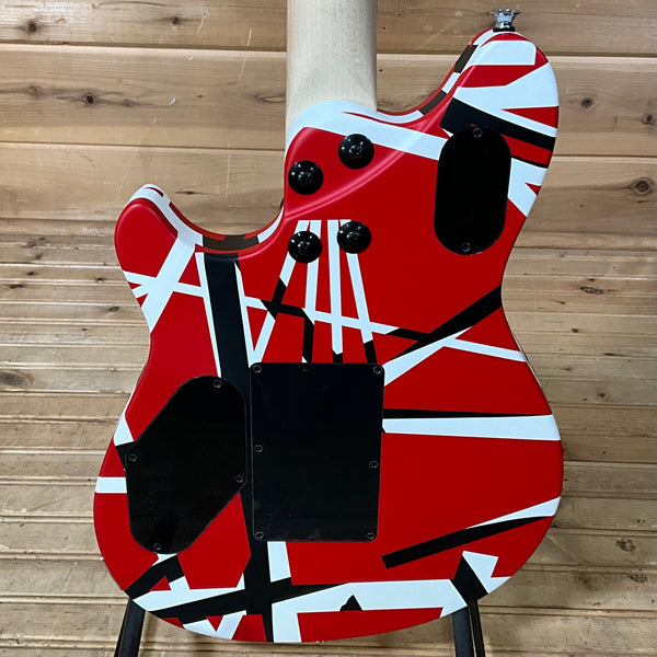 EVH Wolfgang Special Striped Electric Guitar - Red, Black, and White Stripes