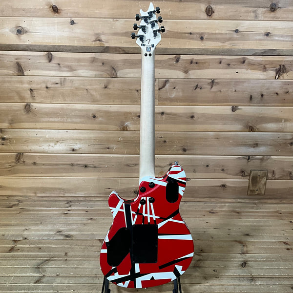 EVH Wolfgang Special Striped Electric Guitar - Red, Black, and White Stripes