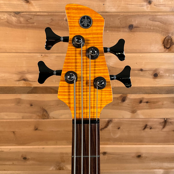 Yamaha TRBX604FM Electric Bass - Matte Amber