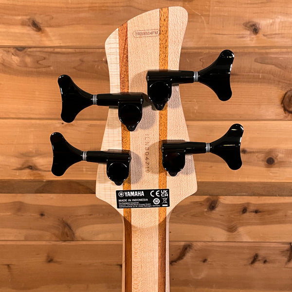Yamaha TRBX604FM Electric Bass - Matte Amber