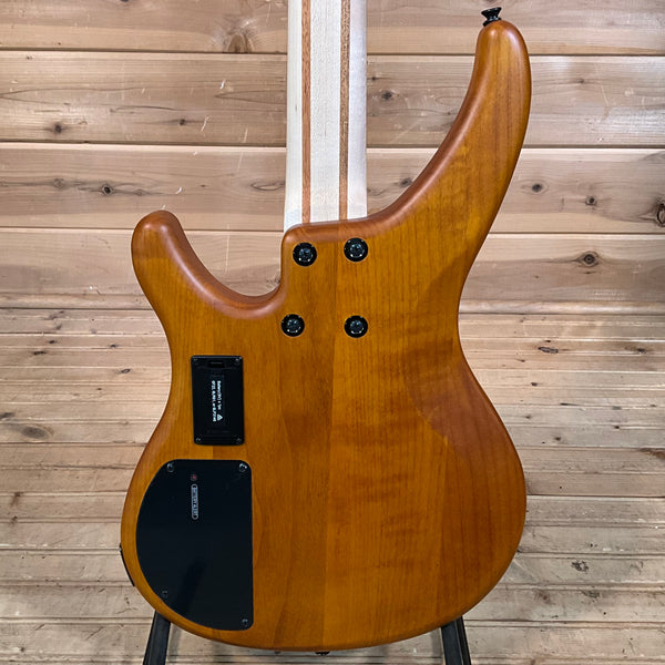 Yamaha TRBX604FM Electric Bass - Matte Amber