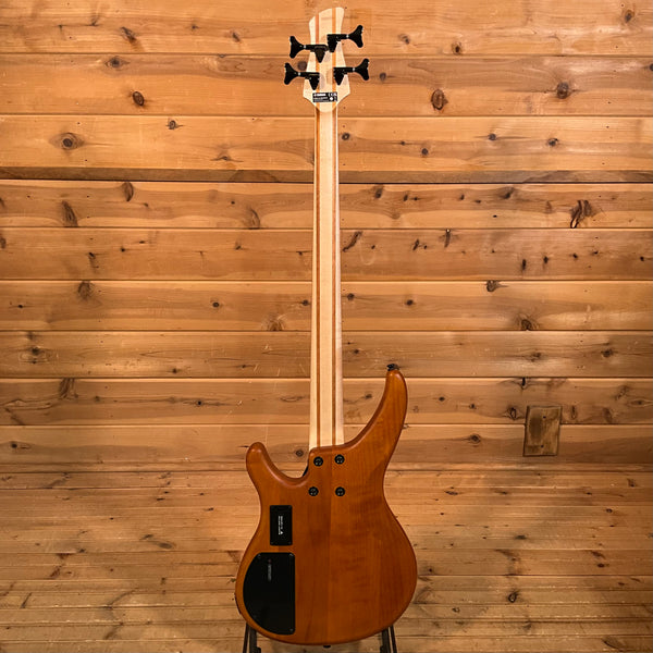 Yamaha TRBX604FM Electric Bass - Matte Amber
