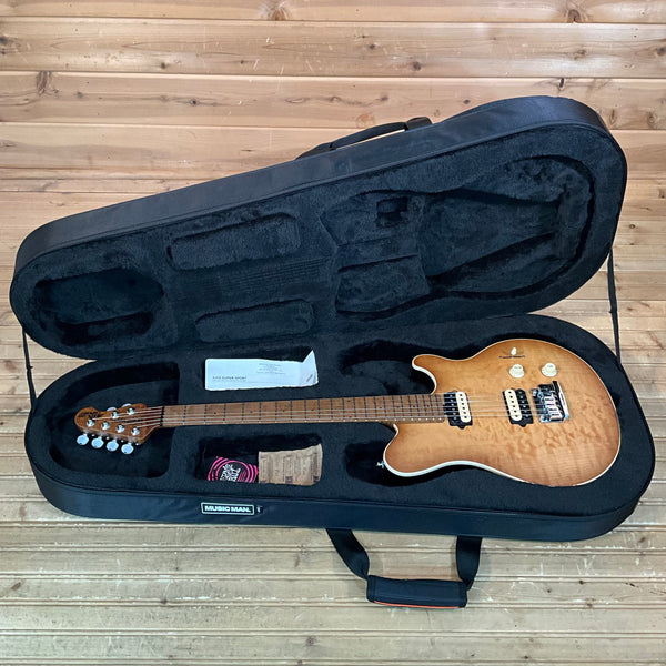 Ernie Ball Music Man Axis Super Sport Electric Guitar - Honey Pot Quilt