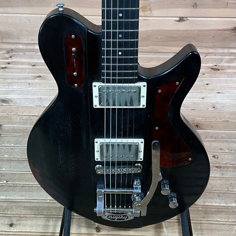 Eastman Juliet/v w/ Bigsby Electric Guitar - Antique Black