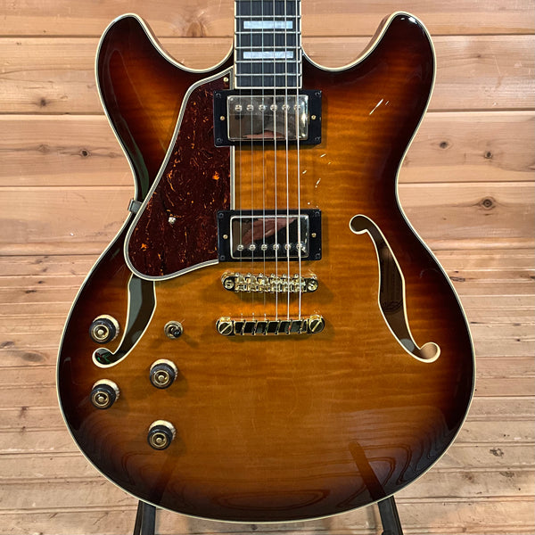 Ibanez AS93FML Left Handed Electric Guitar - Violin Sunburst