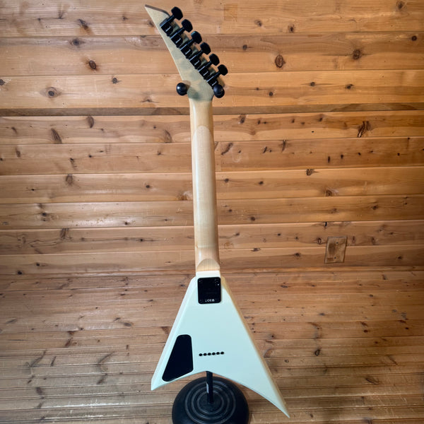 Jackson JS Series RR Minion JS1XM Electric Guitar - Snow White with Black Pin Stripes
