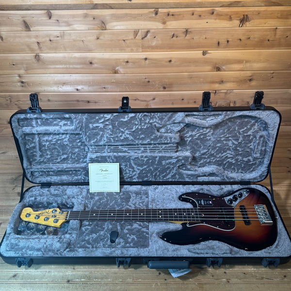 Fender American Professional Jazz V Electric Bass Guitar - 3-Color Sunburst