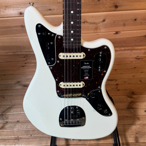 Fender American Professional Jaguar Electric Guitar - Olympic White