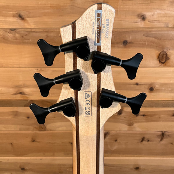 Ibanez BTB865SC Electric Bass Guitar - Weathered Black Low Gloss