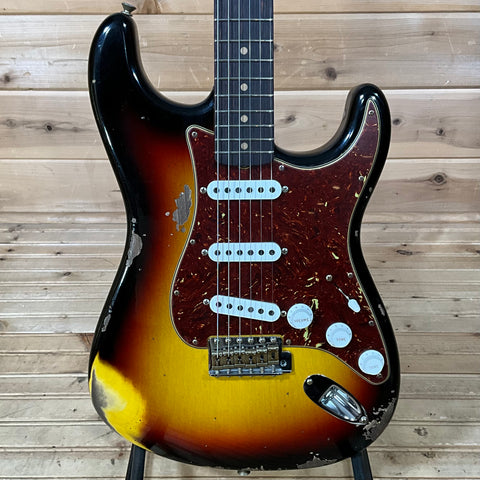Fender Custom Shop 1964 Stratocaster Heavy Relic Electric Guitar - 3-Tone Sunburst