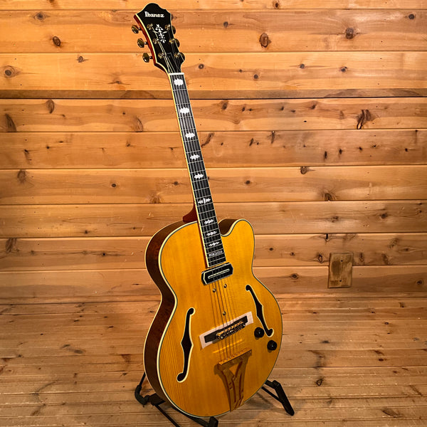 Ibanez Pat Metheny PM3C Signature Hollowbody Electric Guitar - Natural