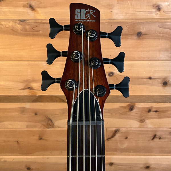 Ibanez SR506A Electric Bass - Mahogany Brown Burst Low Gloss
