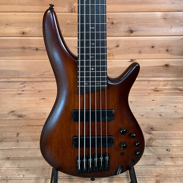 Ibanez SR506A Electric Bass - Mahogany Brown Burst Low Gloss