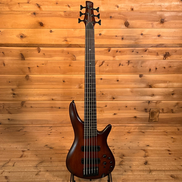 Ibanez SR506A Electric Bass - Mahogany Brown Burst Low Gloss