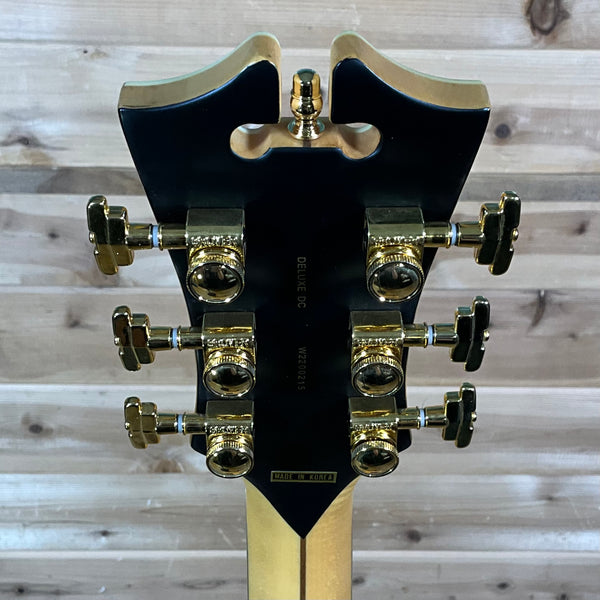 D'Angelico Deluxe DC Electric Guitar - Satin Honey