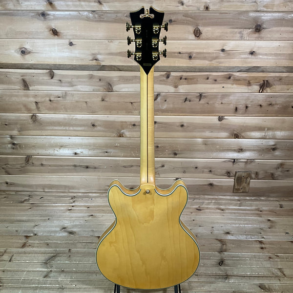 D'Angelico Deluxe DC Electric Guitar - Satin Honey