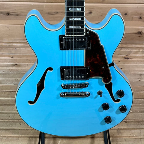 D'Angelico Premier DC Electric Guitar - Sky Blue
