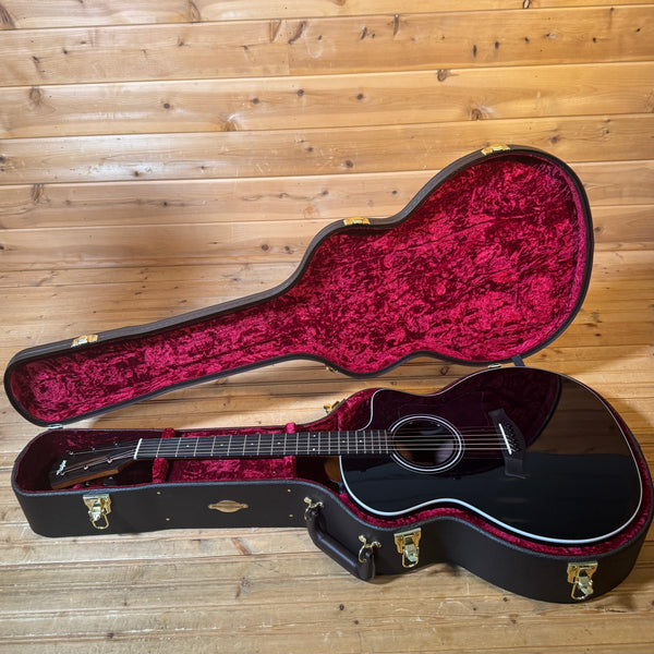 Taylor 214ce Deluxe Special Edition Acoustic Guitar - Blacktop