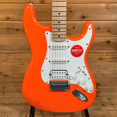 Squier Sonic Stratocaster HSS Electric Guitar - Tahitian Coral