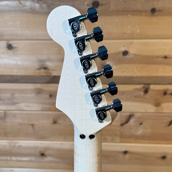 EVH Striped Series Shapes Electric Guitar - Black and White
