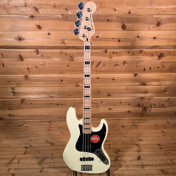 Squier Affinity Series Active Jazz Electric Bass Guitar - Olympic White