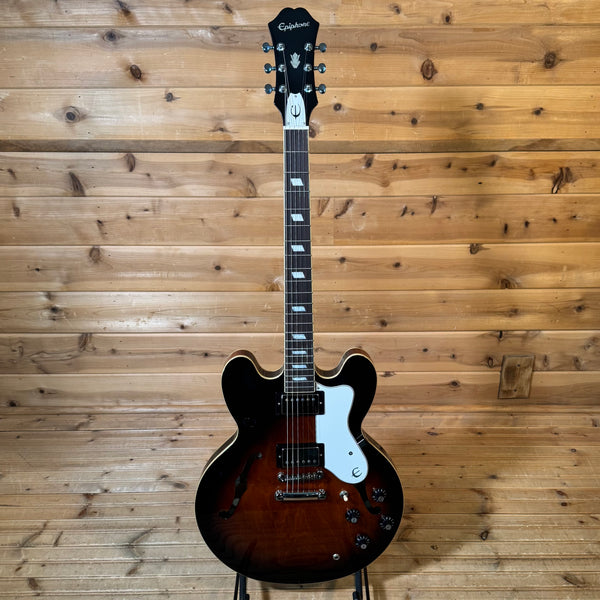 Epiphone Bonehead Riviera Electric Guitar - Dark Tobacco Burst