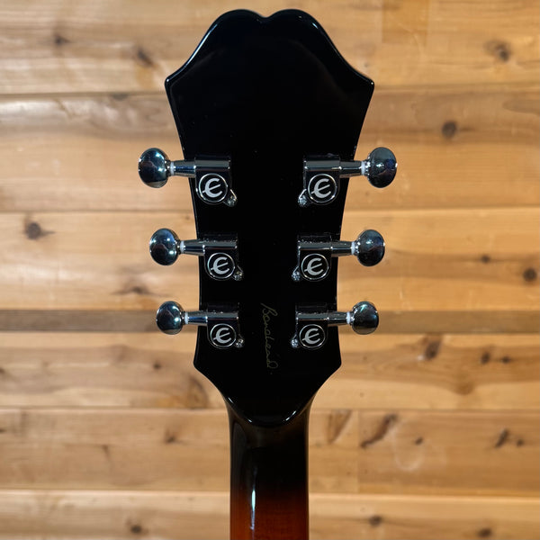 Epiphone Bonehead Riviera Electric Guitar - Dark Tobacco Burst