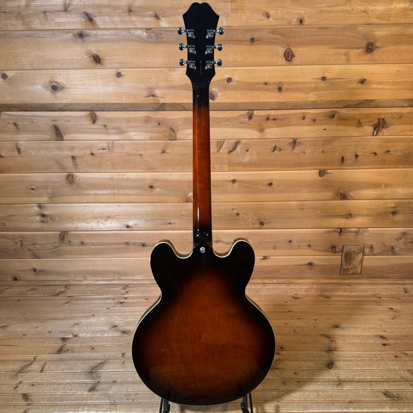 Epiphone Bonehead Riviera Electric Guitar - Dark Tobacco Burst