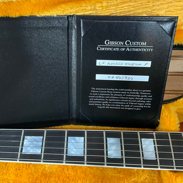 Gibson Custom Les Paul Axcess Figured Top Electric Guitar - Translucent Purple