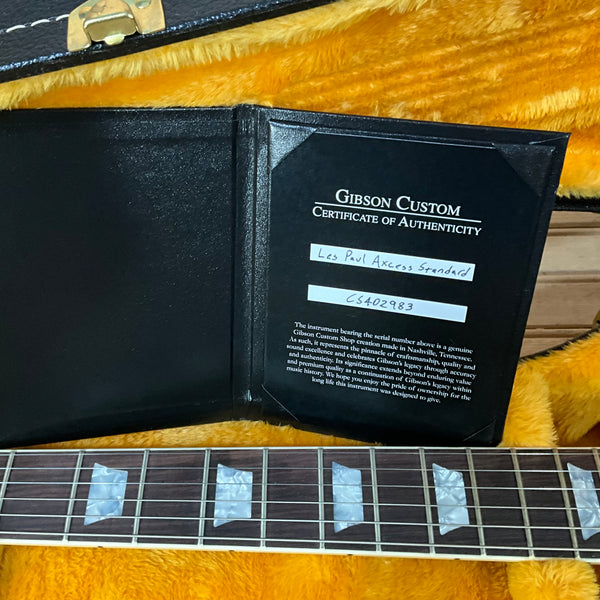 Gibson Custom Les Paul Axcess Figured Top Electric Guitar - Iguana Burst