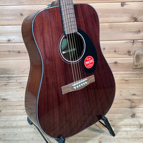 Fender CD-60S Dreadnought Acoustic Guitar - All Mahogany