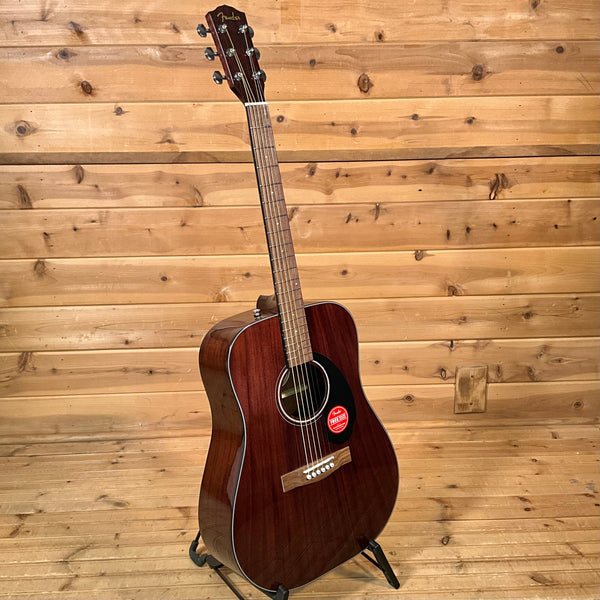 Fender CD-60S Dreadnought Acoustic Guitar - All Mahogany