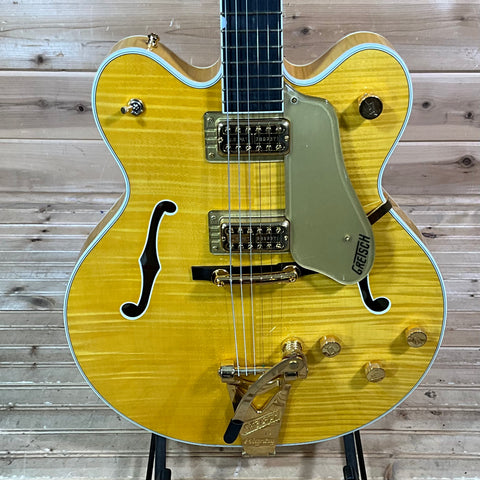 Gretsch 2018 G6122TFM Player's Edition Country Gentlemen Electric Guitar USED - Amber Stain