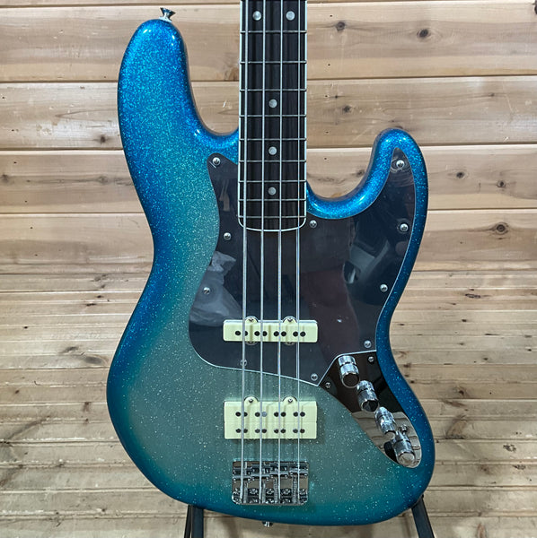 Fender Limited Player Plus x Blu Detiger Electric Jazz Bass - Sky Burst Sparkle