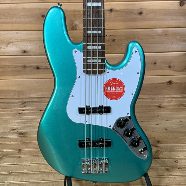 Squier Affinity Series Active Jazz Electric Bass Guitar B-Stock - Mystic Sea Foam Green