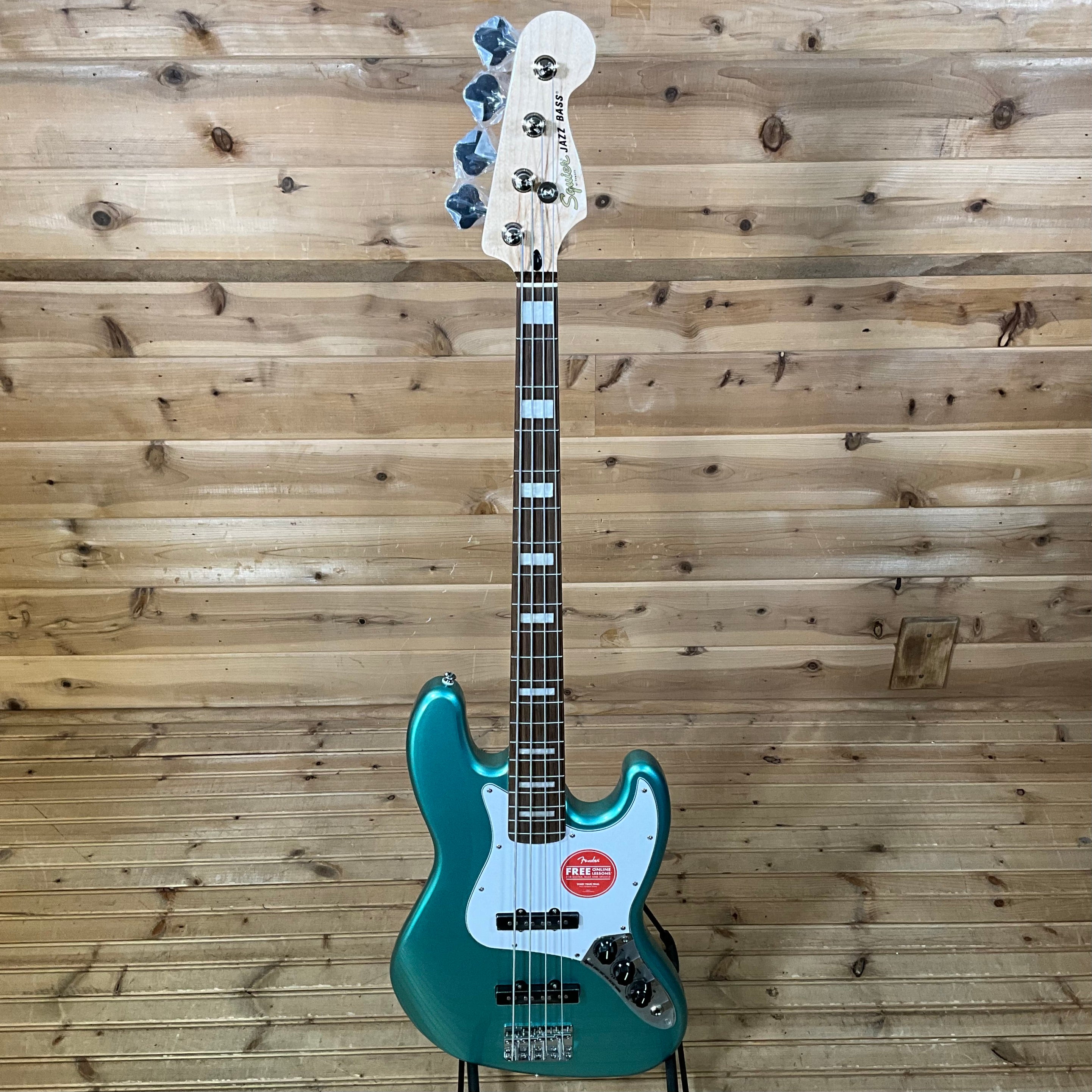 Squier Affinity Series Active Jazz Electric Bass Guitar Mystic Sea F