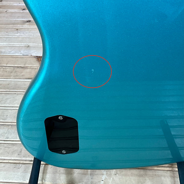 Squier Affinity Series Active Jazz Electric Bass Guitar B-Stock - Mystic Sea Foam Green