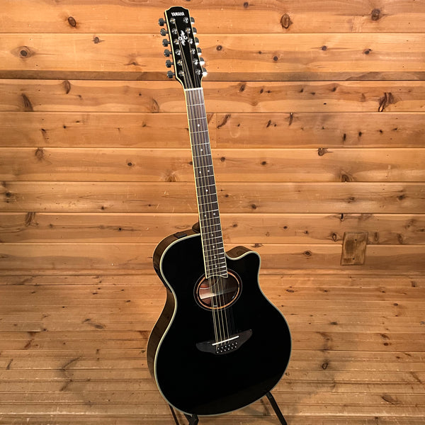Yamaha APX700II Thinline 12 String Acoustic Guitar - Black