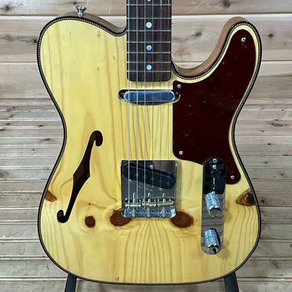 Fender Custom Shop Artisan Knotty Pine Telecaster Thinline - Aged Natural