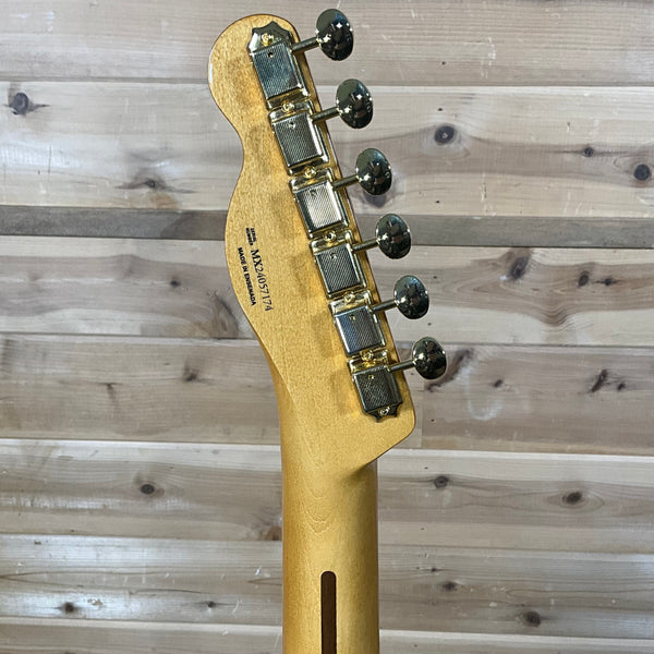 Fender Buck Owens Telecaster Electric Guitar - Red, Silver, and Blue Sparkle