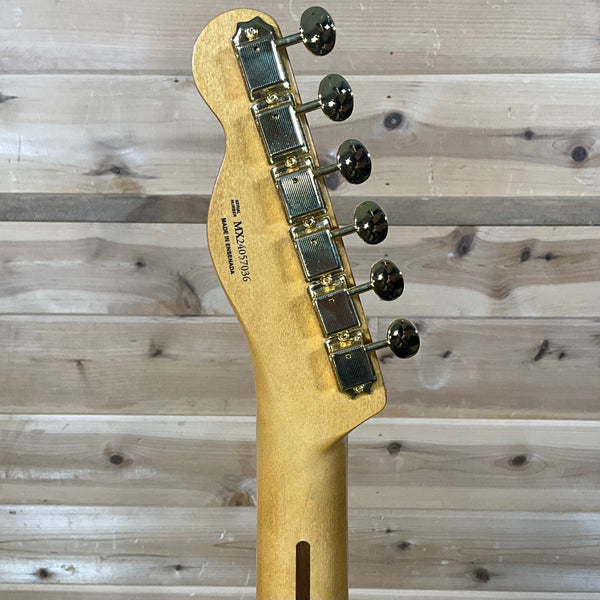 Fender Buck Owens Telecaster Electric Guitar - Red, Silver, and Blue Sparkle