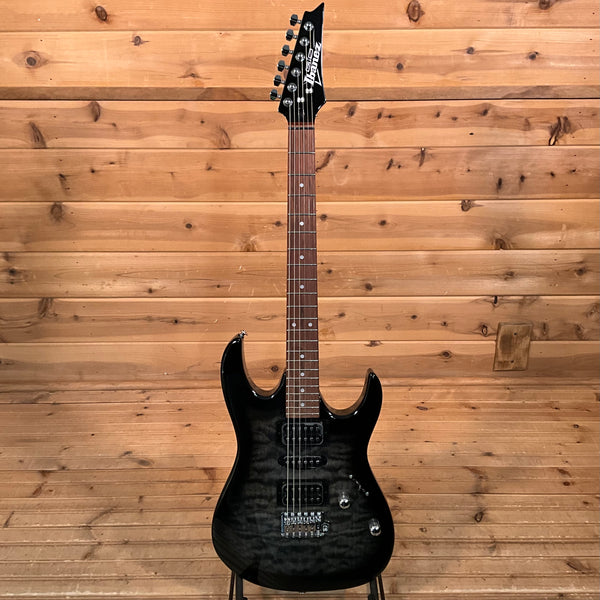 Ibanez GRX70QATKS Electric Guitar - Transparent Black Sunburst