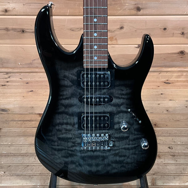 Ibanez GRX70QATKS Electric Guitar - Transparent Black Sunburst