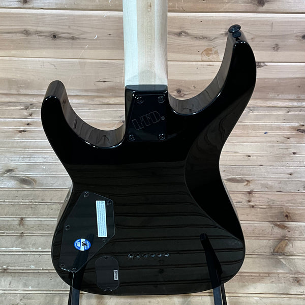 ESP LTD M-1001NT QM Electric Guitar - Charcoal Burst