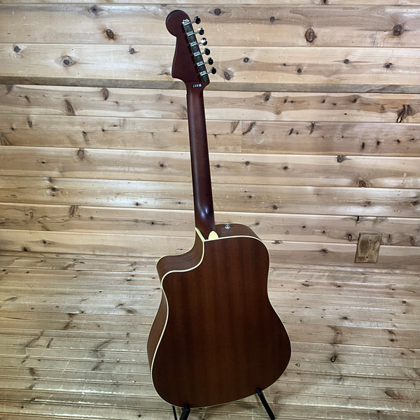 Fender Redondo Player Acoustic Guitar - Candy Apple Red