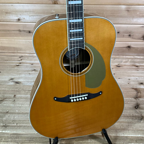 Fender King Vintage Acoustic Guitar - Aged Natural
