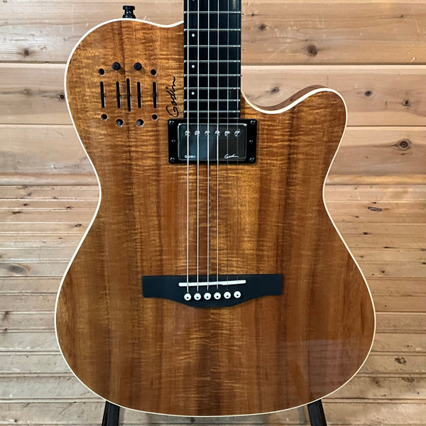 Godin A6 Ultra Extreme Koa Electric Guitar B-STOCK - Natural