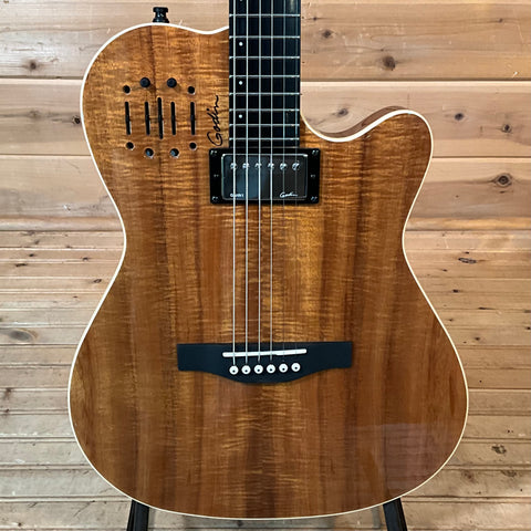 Godin A6 Ultra Extreme Koa Electric Guitar B-STOCK - Natural