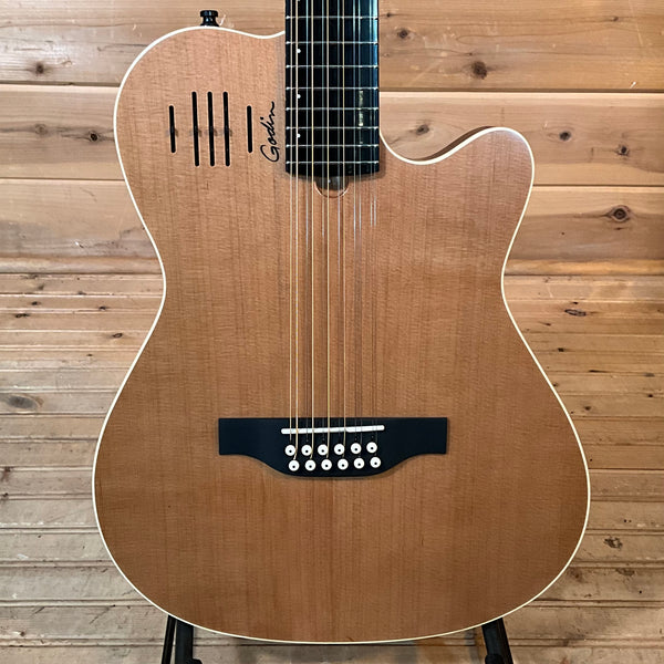 Godin A12 12-String Electric Guitar - Natural