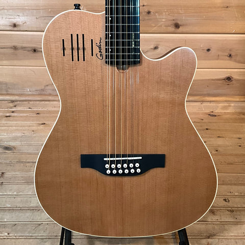 Godin A12 12-String Electric Guitar - Natural